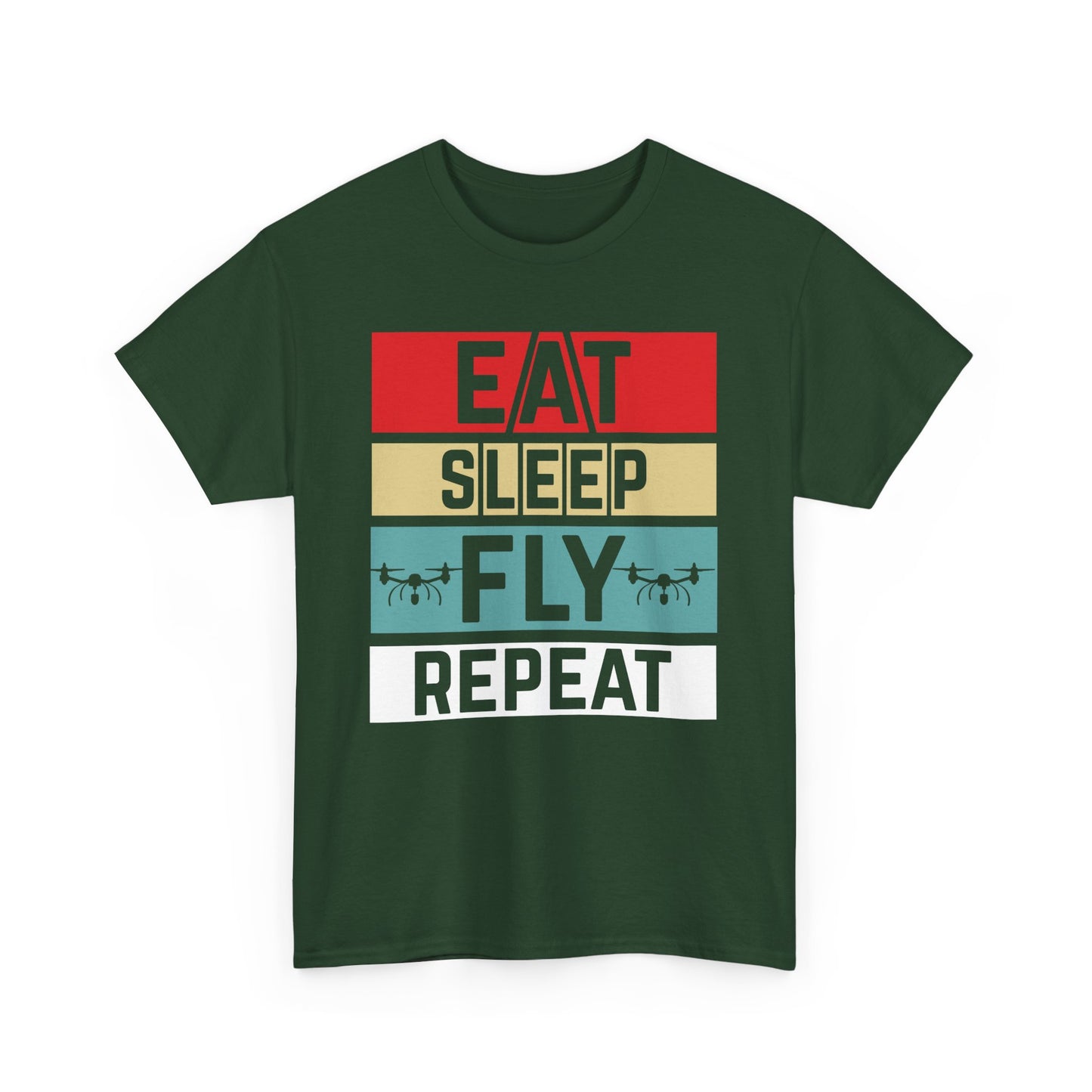 Eat Sleep Fly Repeat Tee