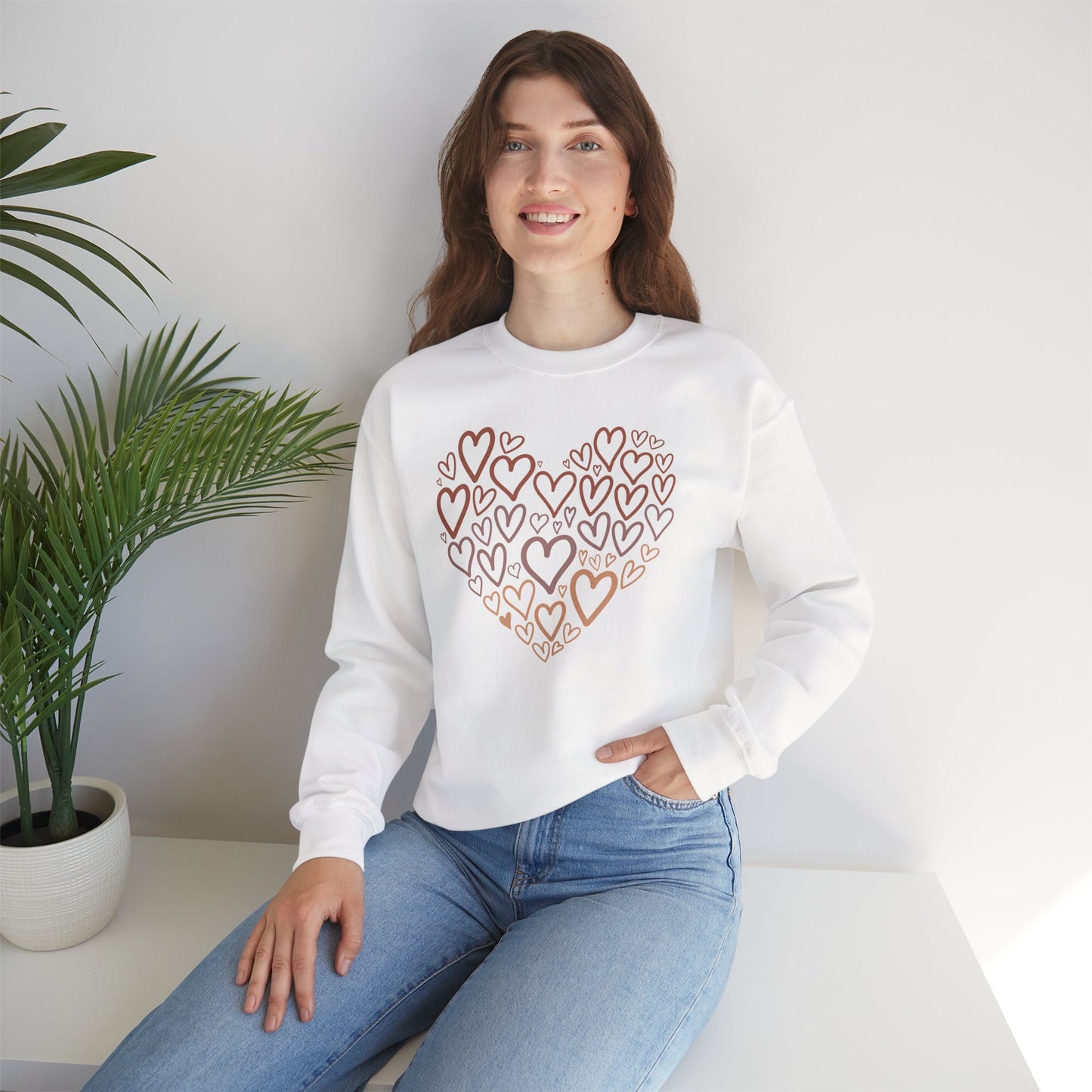 Cozy Love Heart Sweatshirt