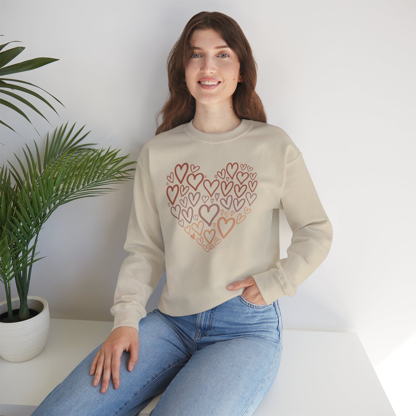 Cozy Love Heart Sweatshirt