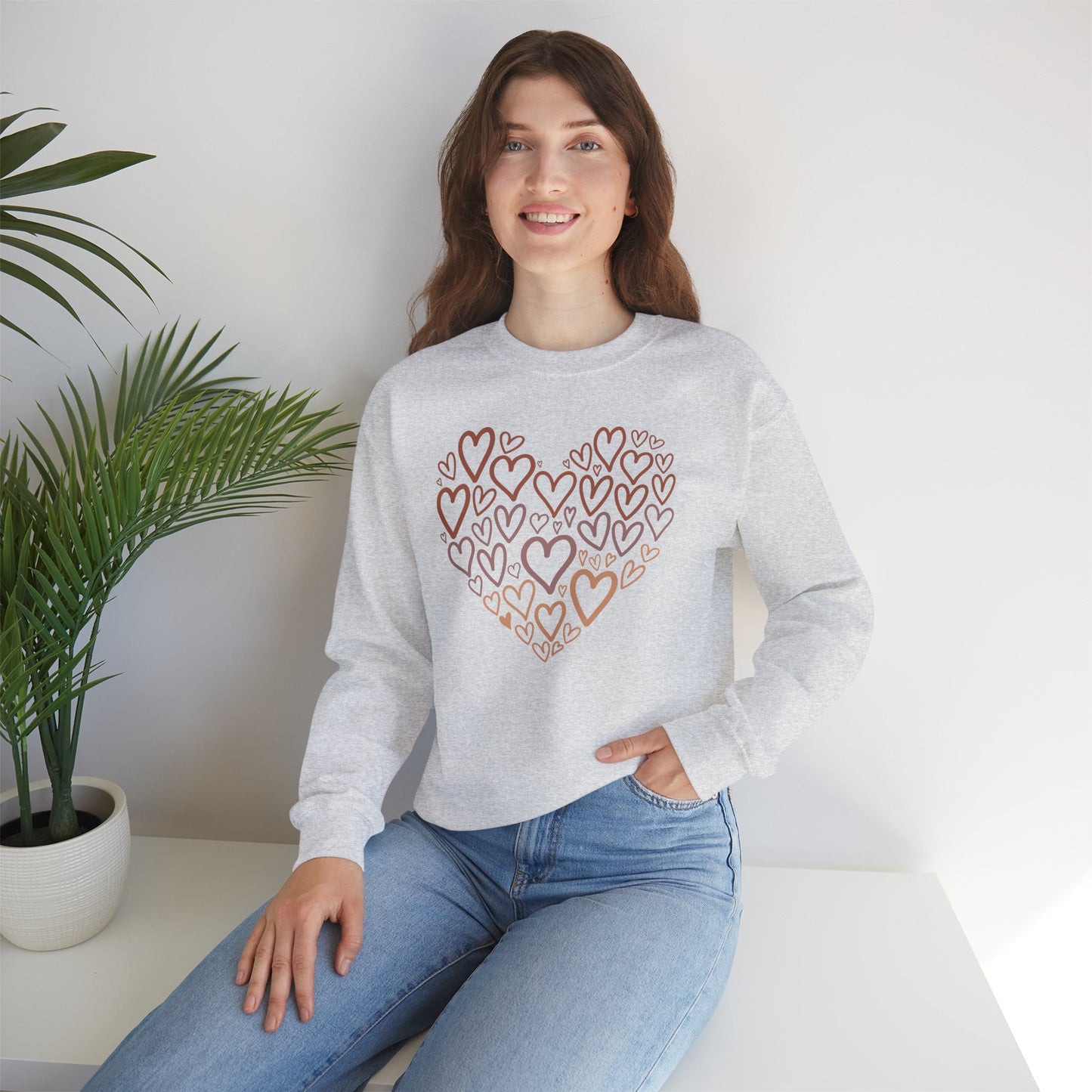 Cozy Love Heart Sweatshirt