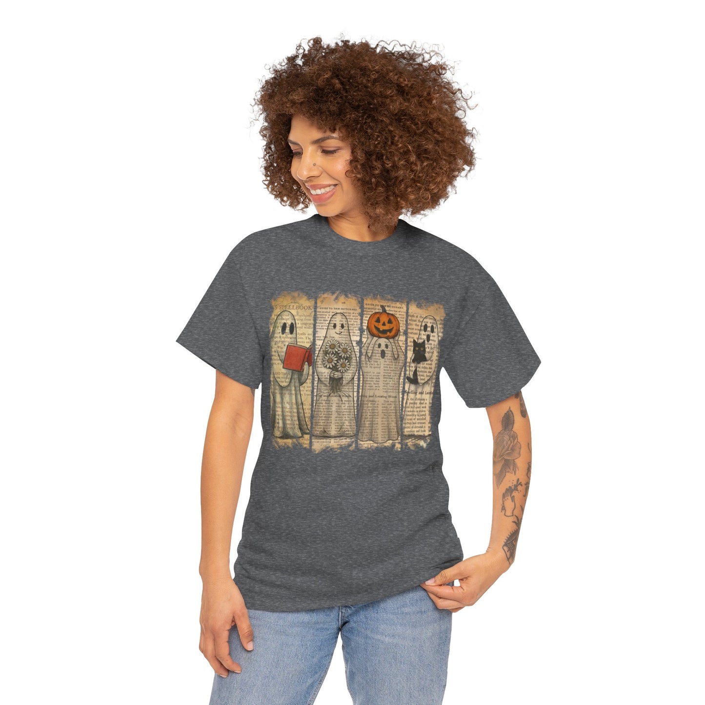 Vintage Old paper Ghost Tee