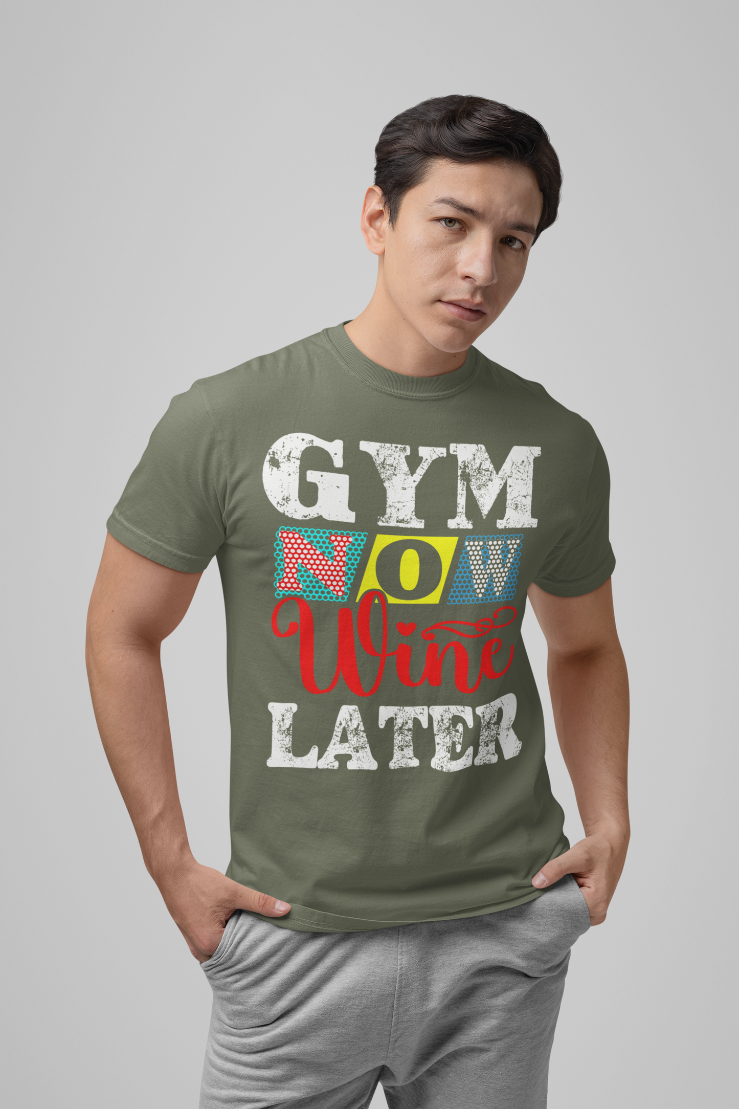 Gym Now Wine Later Tee