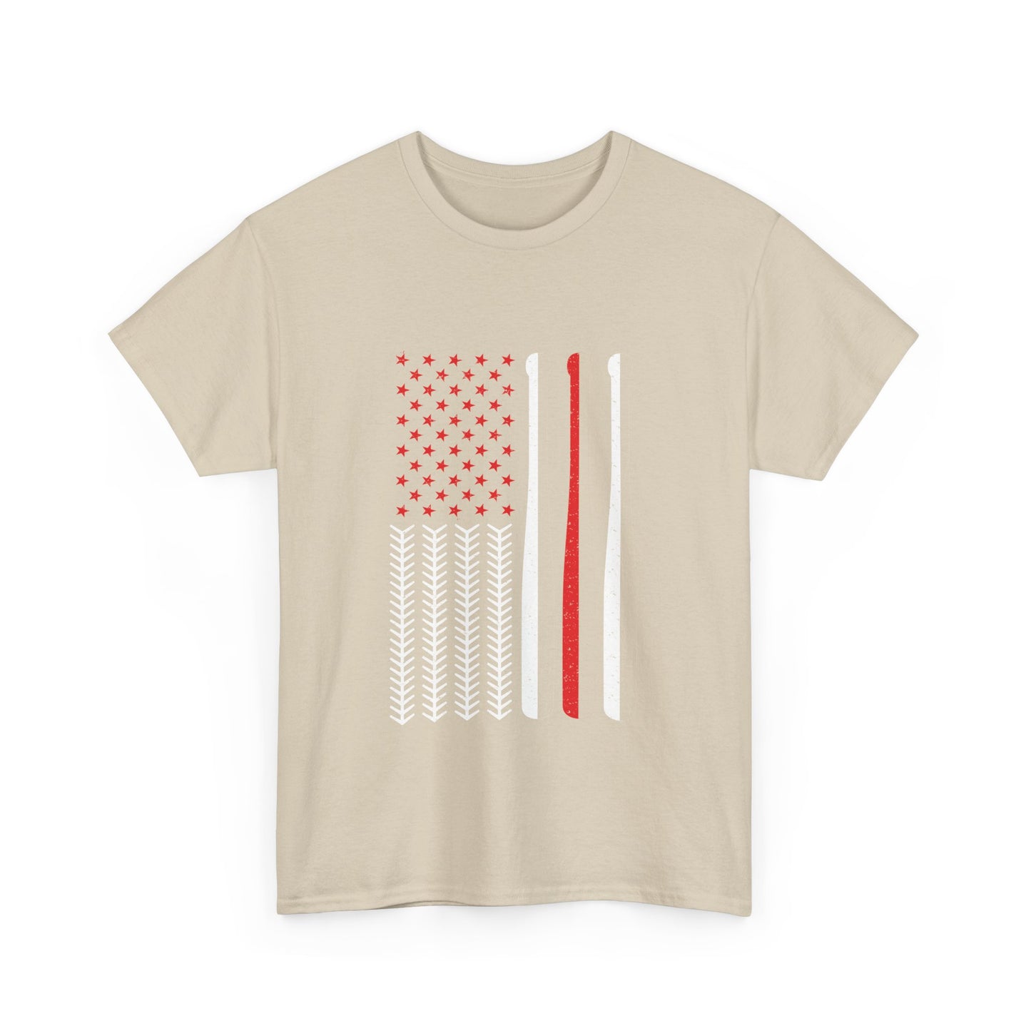 Vintage Baseball American Flag Tee