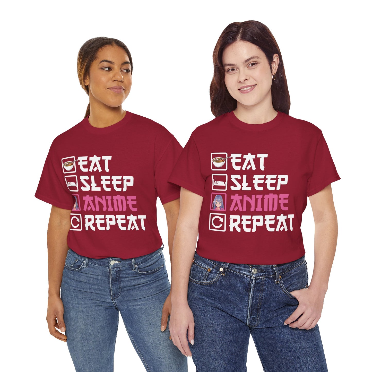 Eat Sleep Anime Repeat Tee