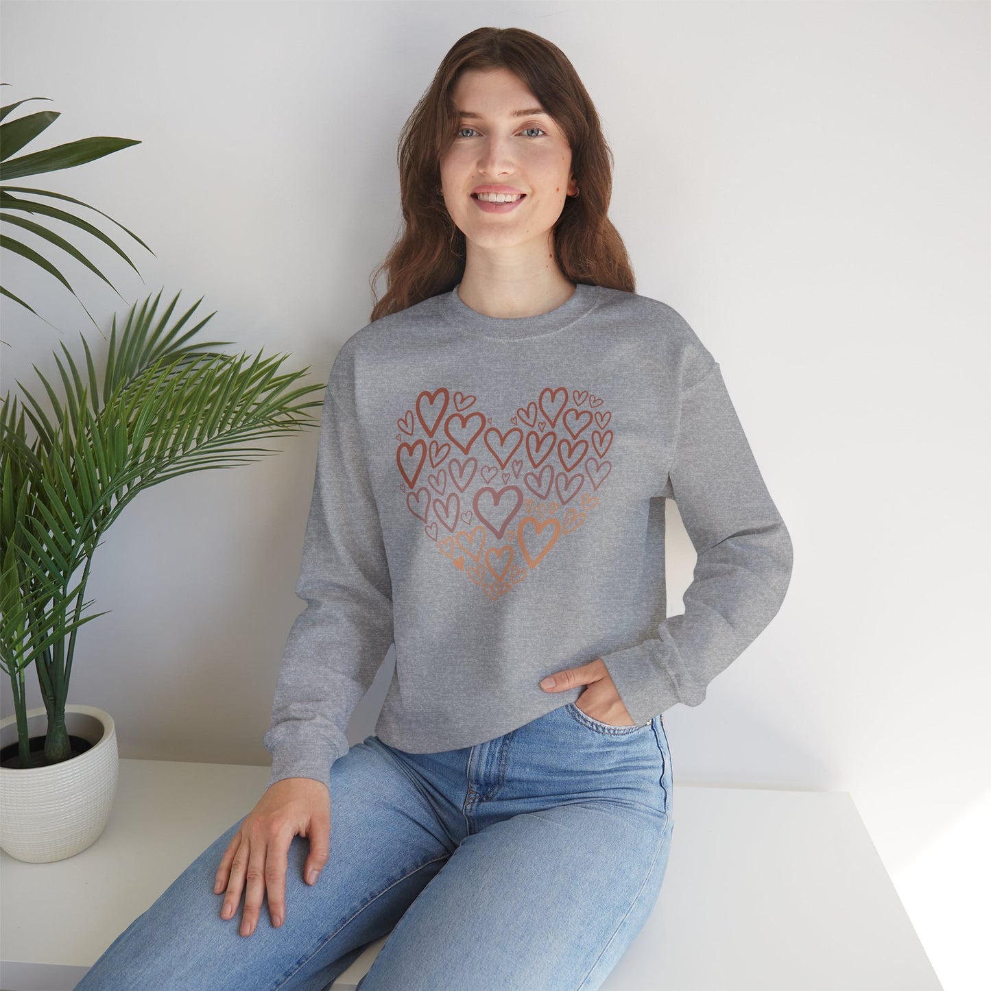 Cozy Love Heart Sweatshirt