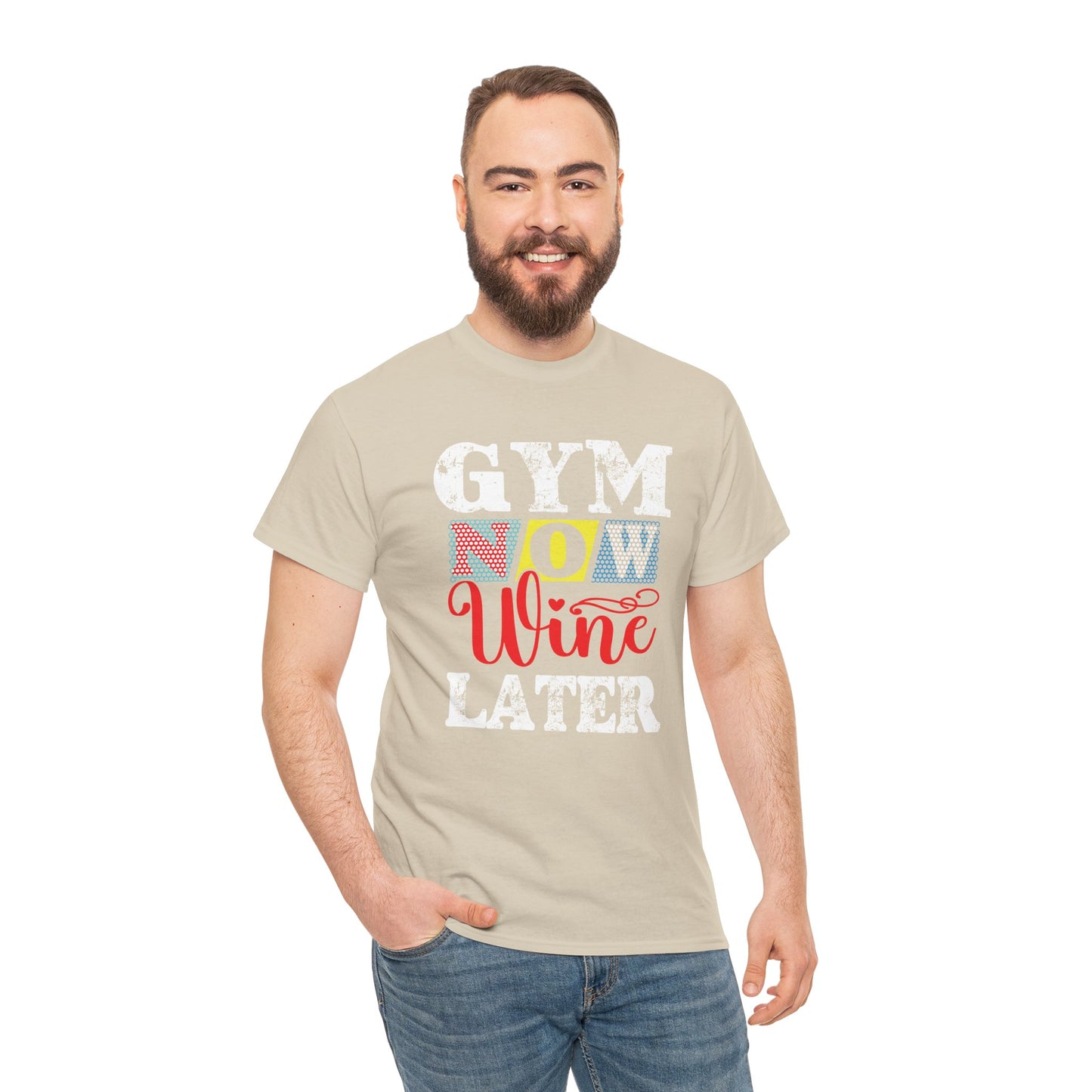 Gym Now Wine Later Tee