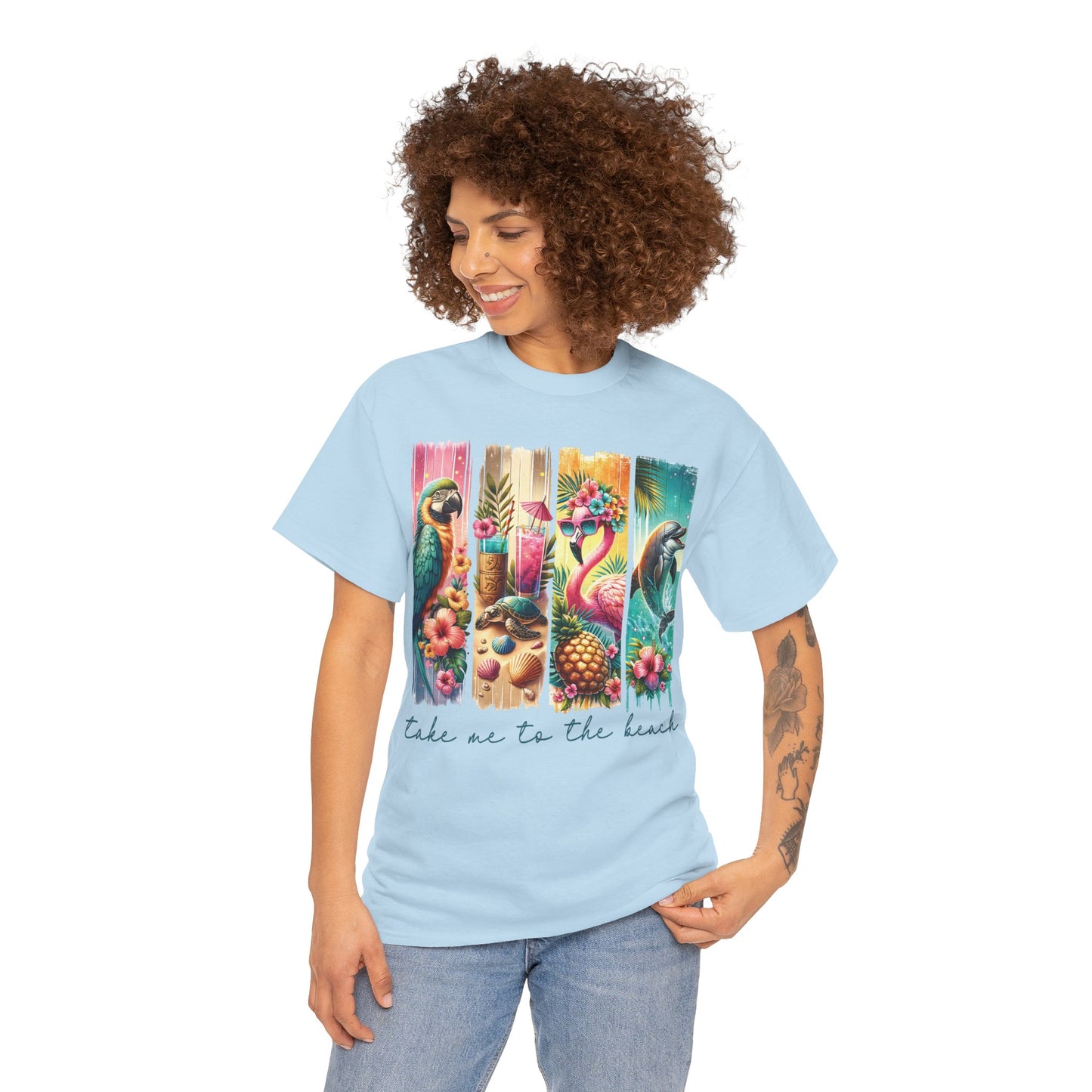 Tropical Vibes 'Take Me to the Beach' Tee