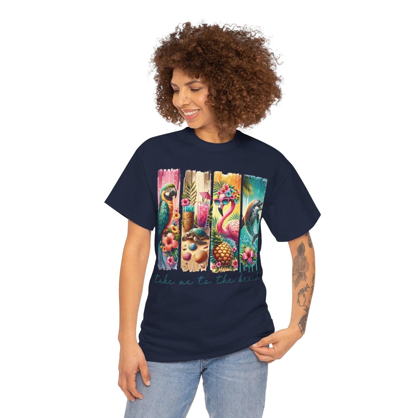 Tropical Vibes 'Take Me to the Beach' Tee