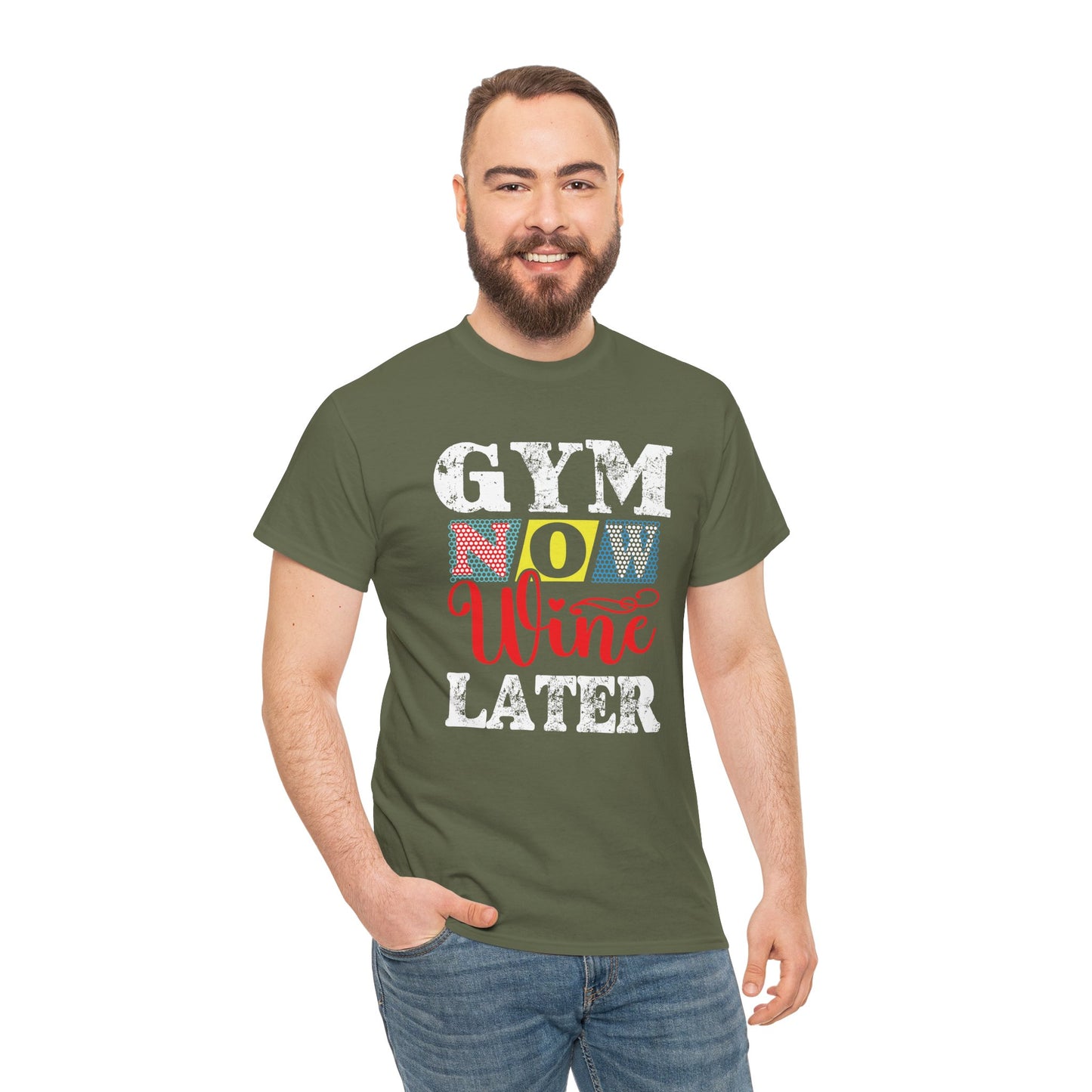Gym Now Wine Later Tee