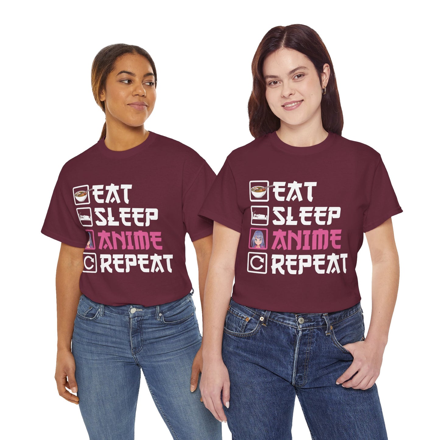 Eat Sleep Anime Repeat Tee
