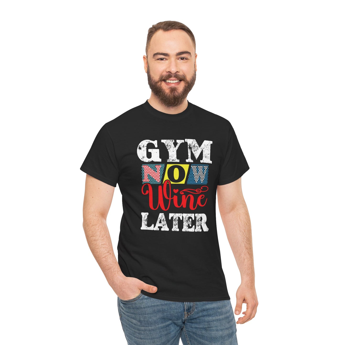 Gym Now Wine Later Tee