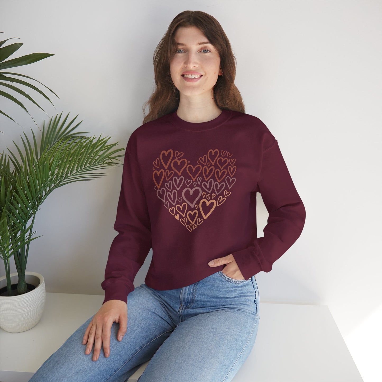 Cozy Love Heart Sweatshirt