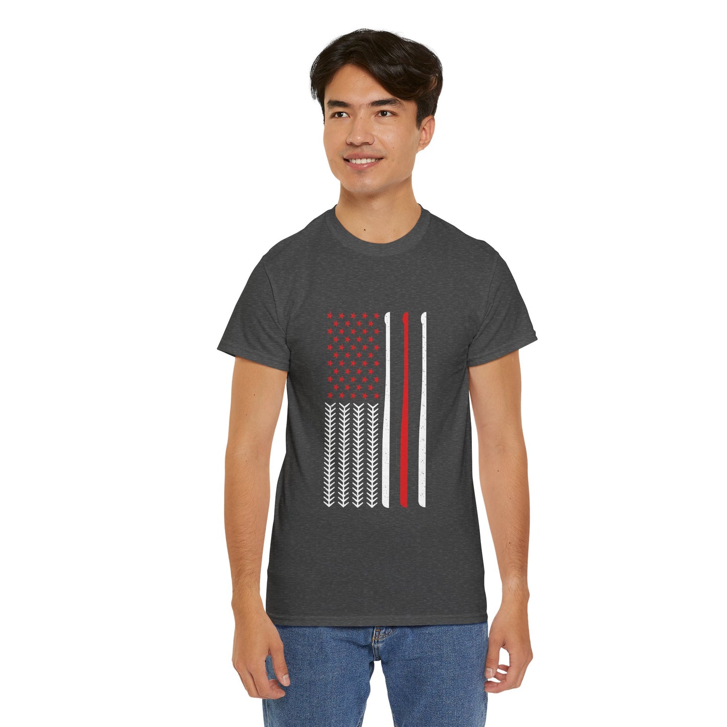 Vintage Baseball American Flag Tee