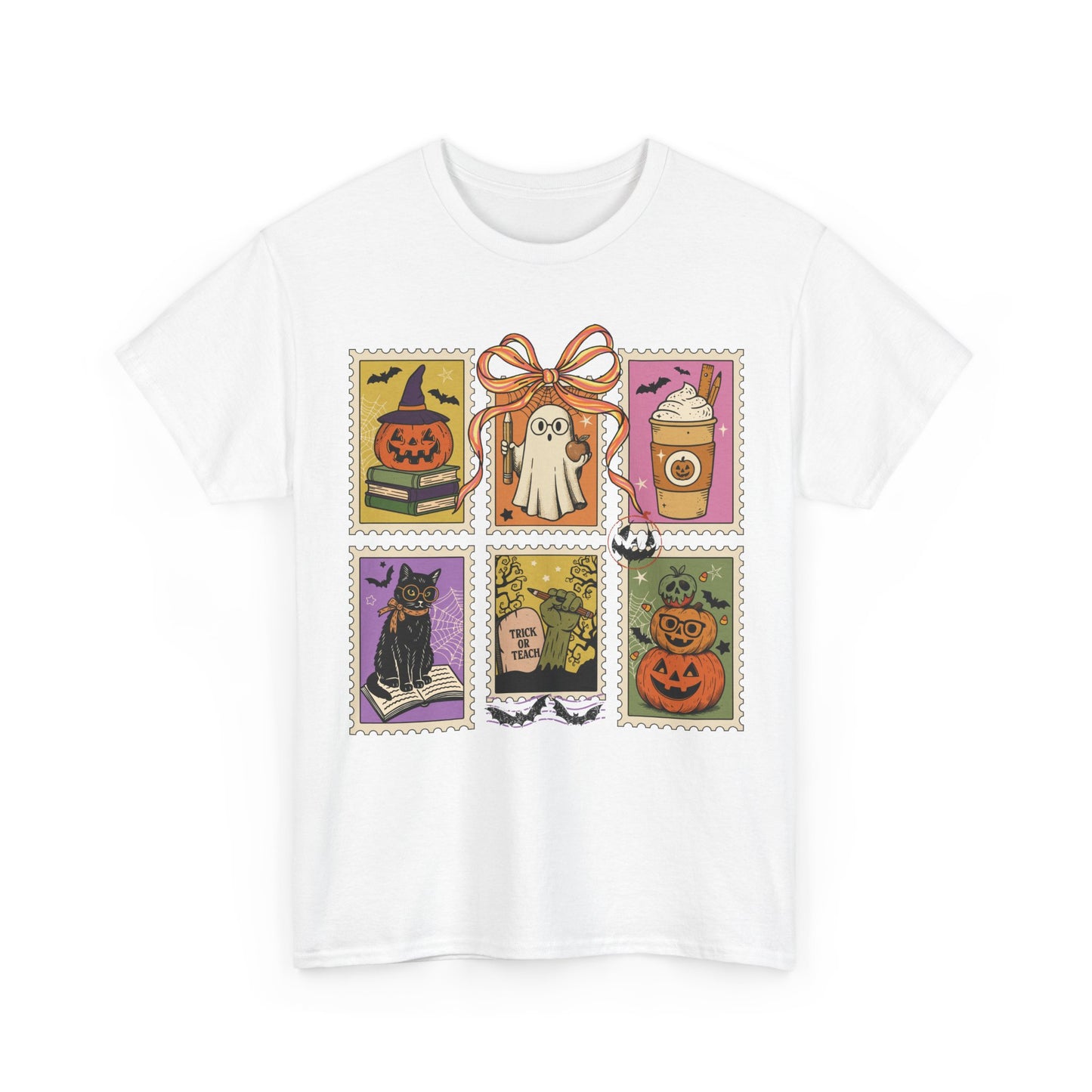 Retro Halloween Teacher Tee