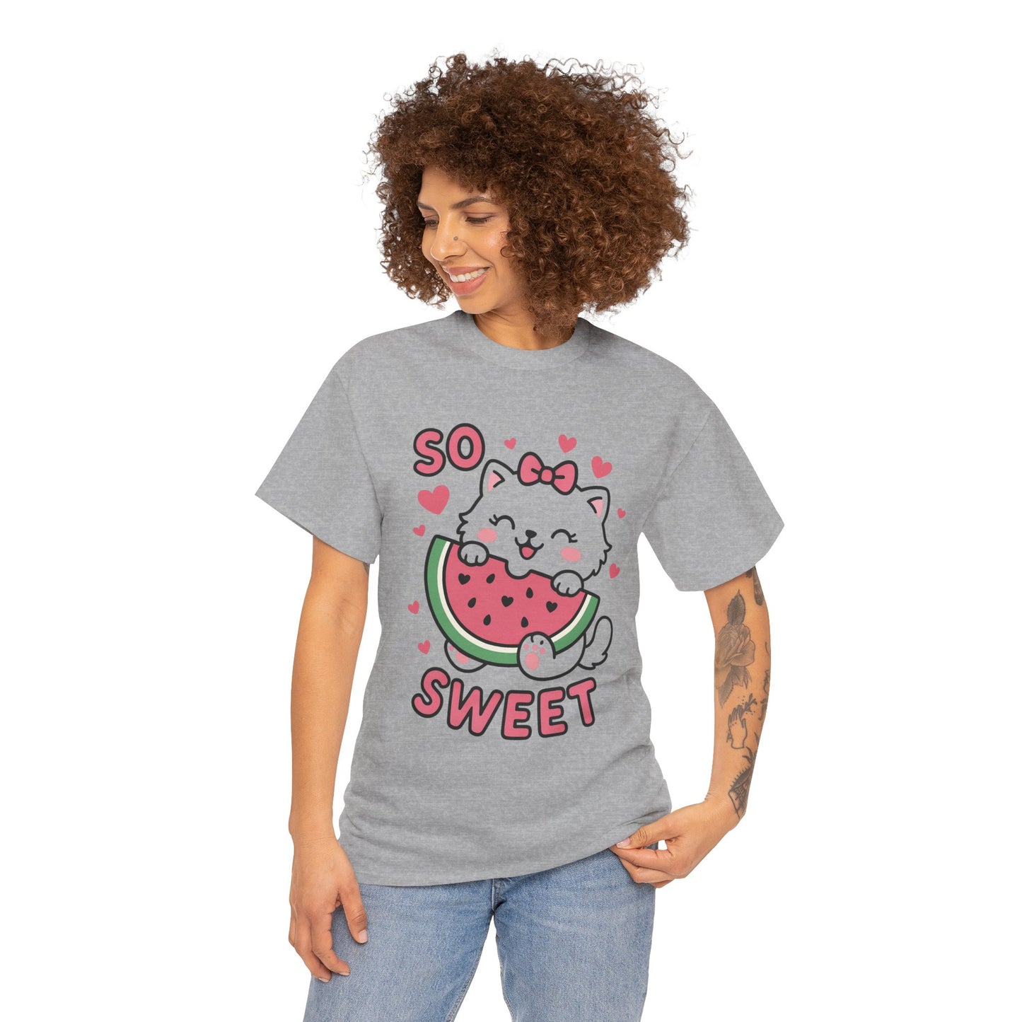 Cute Cat Watermelon Tee