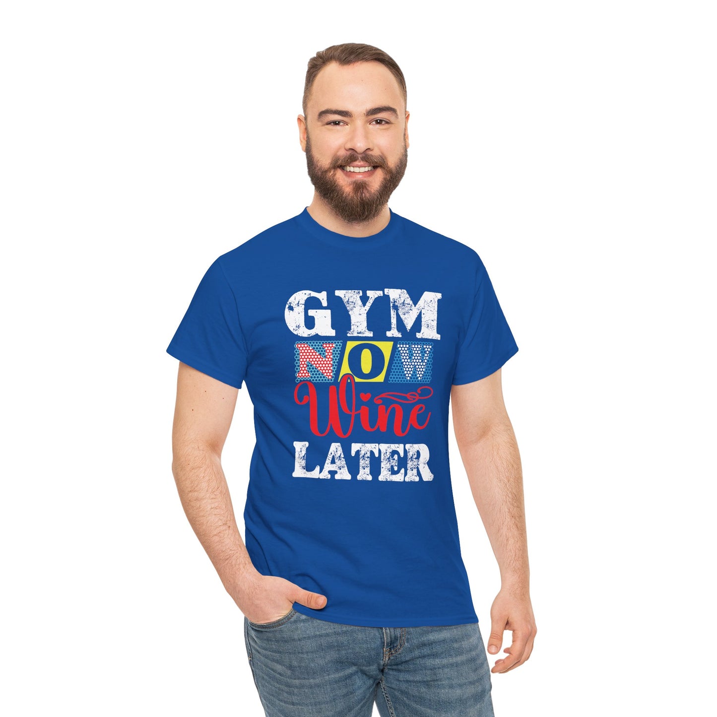 Gym Now Wine Later Tee