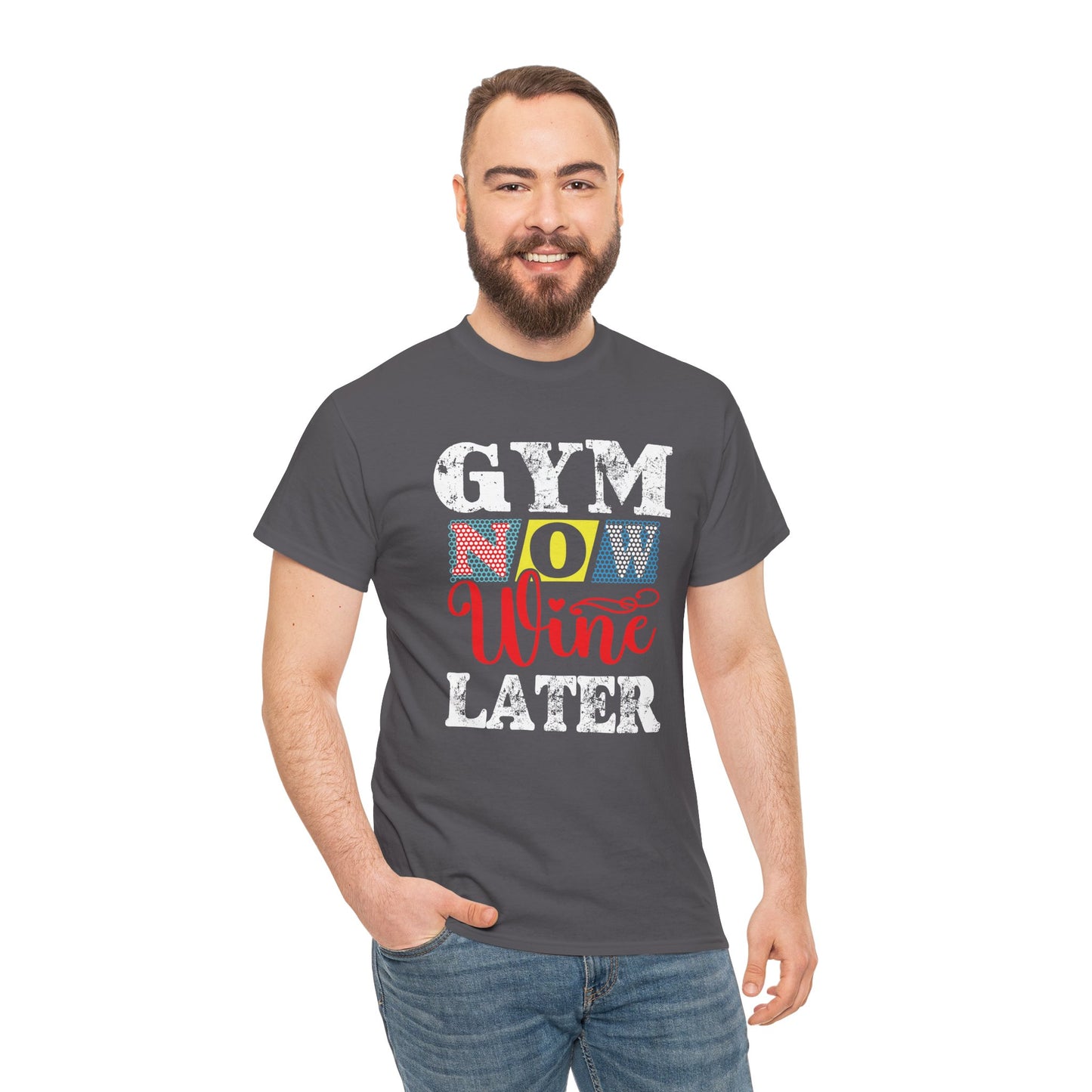 Gym Now Wine Later Tee