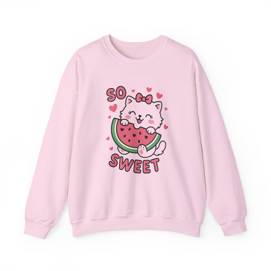 Cute Cat Watermelon Sweatshirt