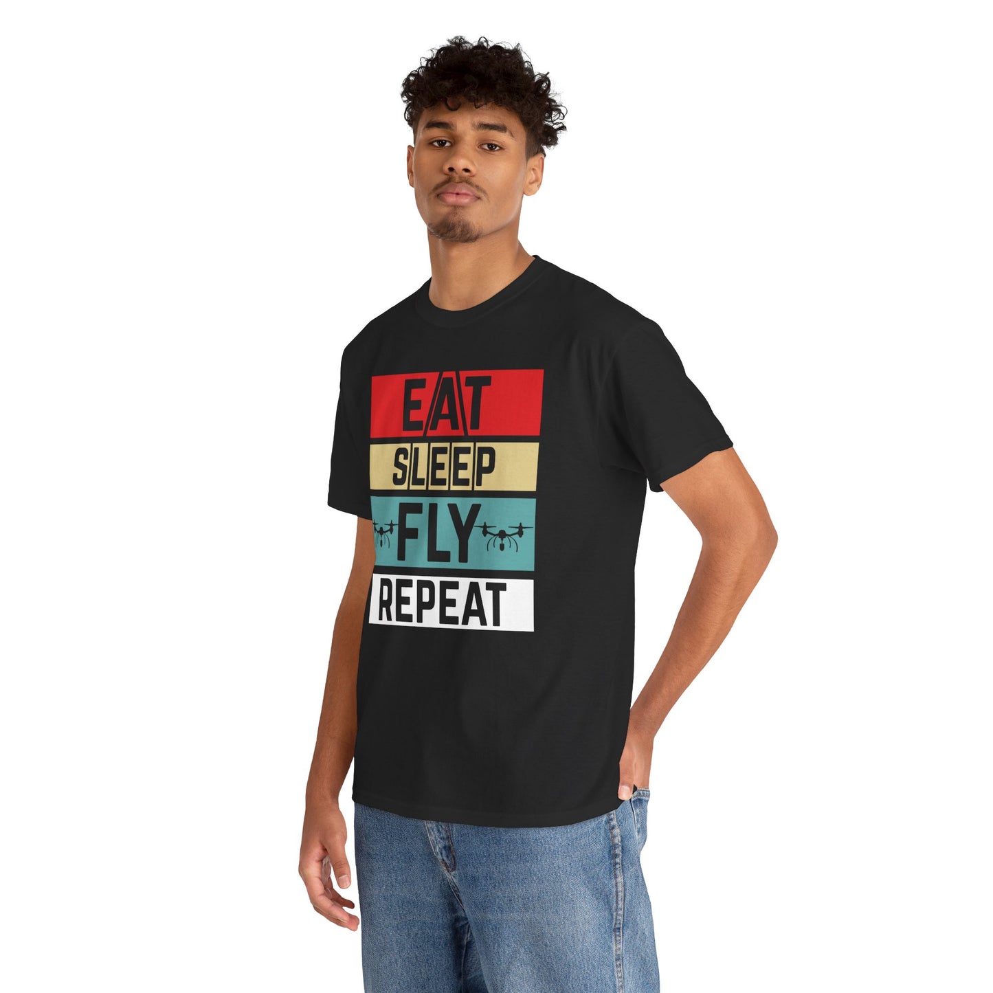 Eat Sleep Fly Repeat Tee