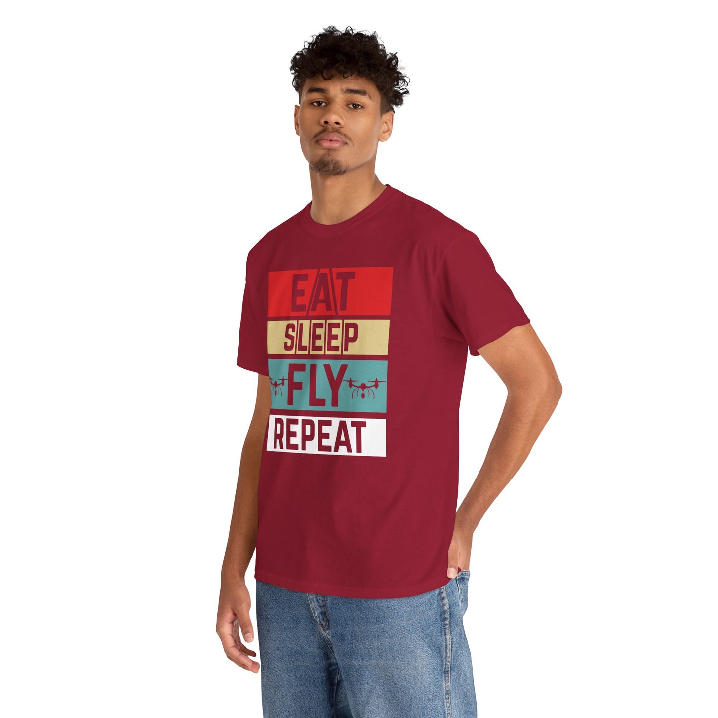Eat Sleep Fly Repeat Tee