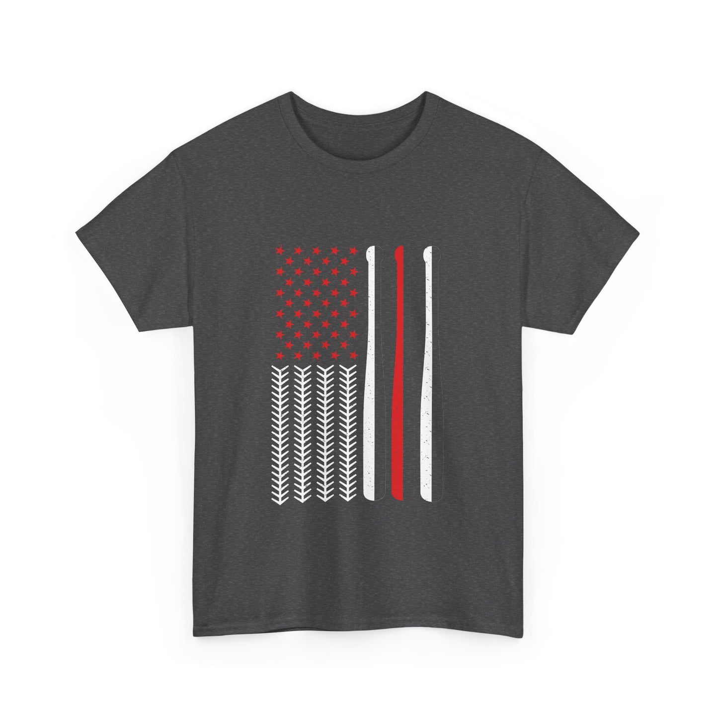Vintage Baseball American Flag Tee